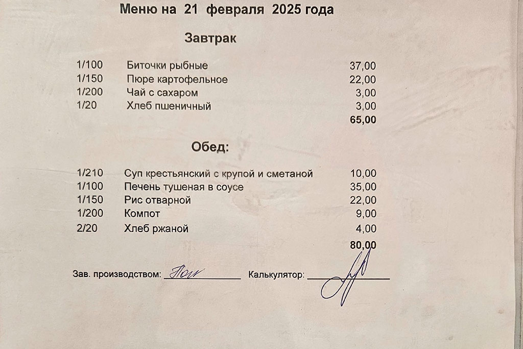 Проверака школьного питания