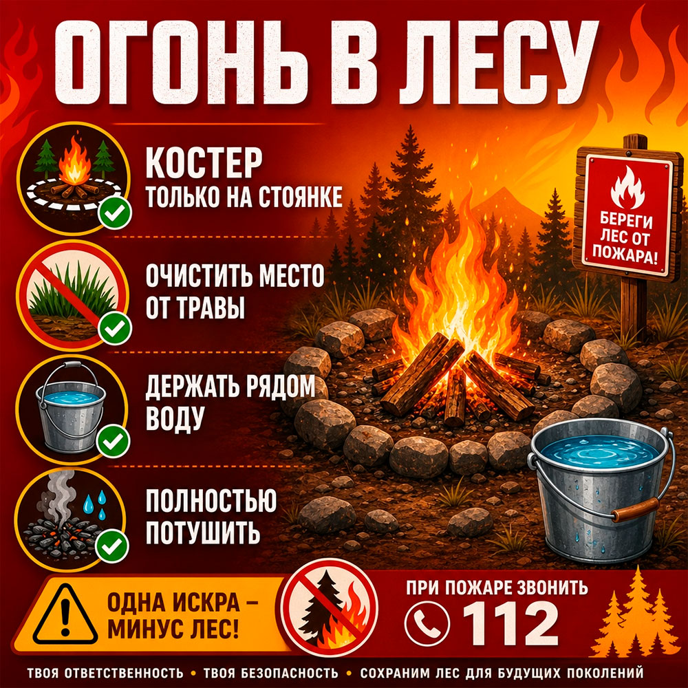 Правила поведения в лесу