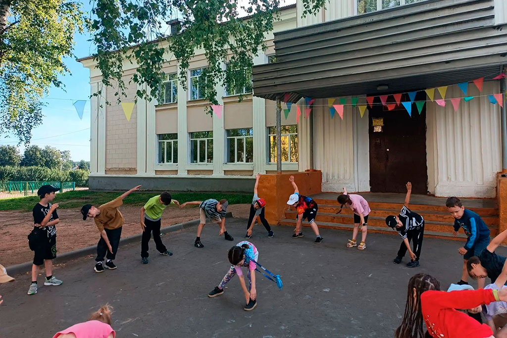 В летнем лагере
